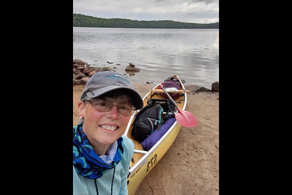 Sheila Nollert, 65, recently completed a four-day, three-night solo canoe trip through Algonquin Park.