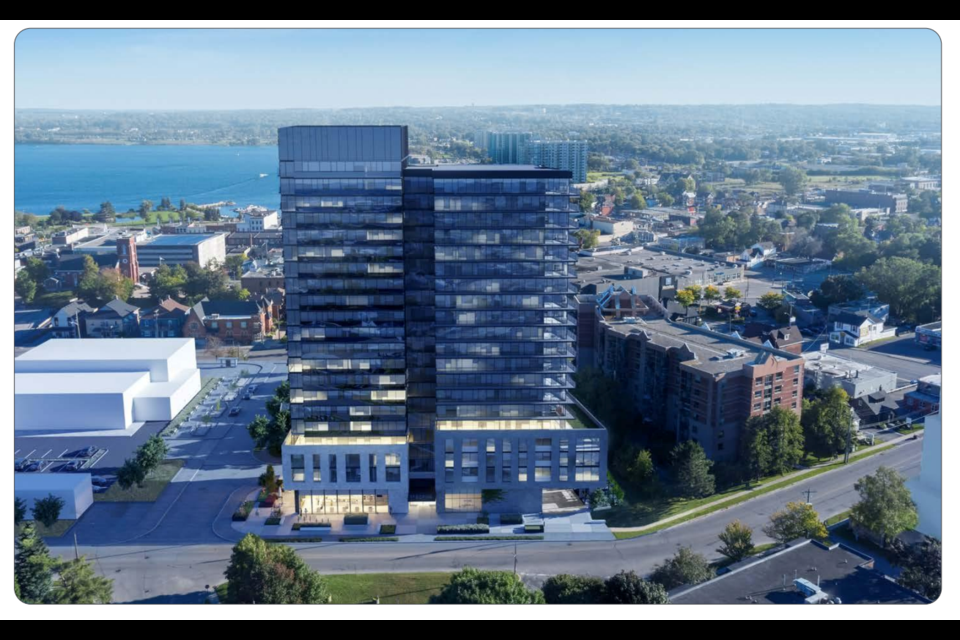 Rendering of a proposed development in downtown Barrie.