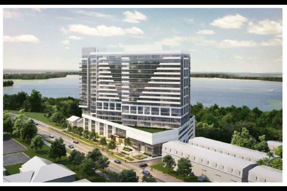 Rendering of a proposed development for 290-302 Georgian Dr., in Barrie.
