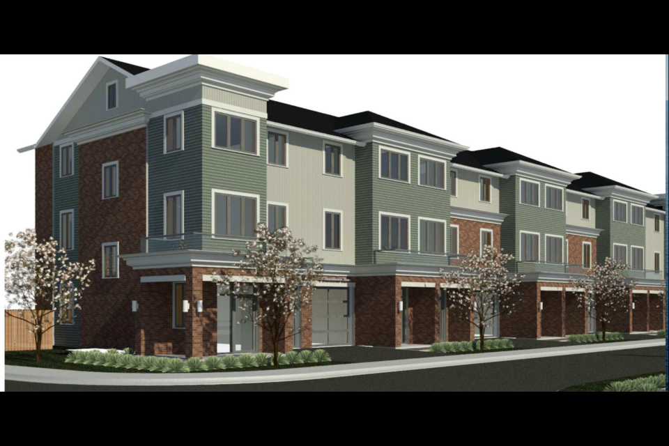 Rendering of a proposed development along Harvie Road in south-end Barrie.