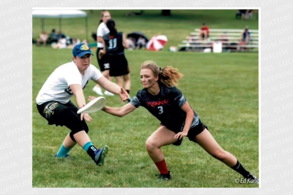 Barrie native Brianna Prentice has been selected as a member of the Canadian National Ultimate Team, which will compete in the United Kingdom in the summer of 2023.