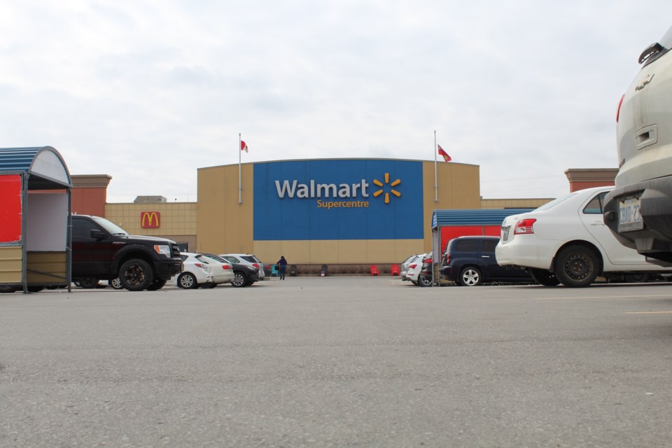 The Walmart store in south-end Barrie is shown in a file photo. Raymond Bowe/BarrieToday