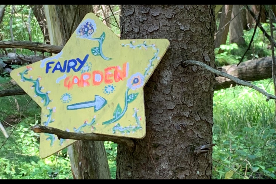 A whimsical fairy garden that had become a popular destination for families last spring, has "magically" disappeared.