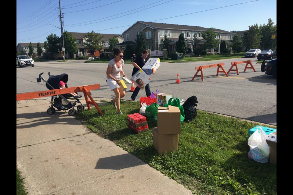Barrie businesses and residents are pulling together to help support the victims of the July 15 tornado that ripped through the city's south-east end.