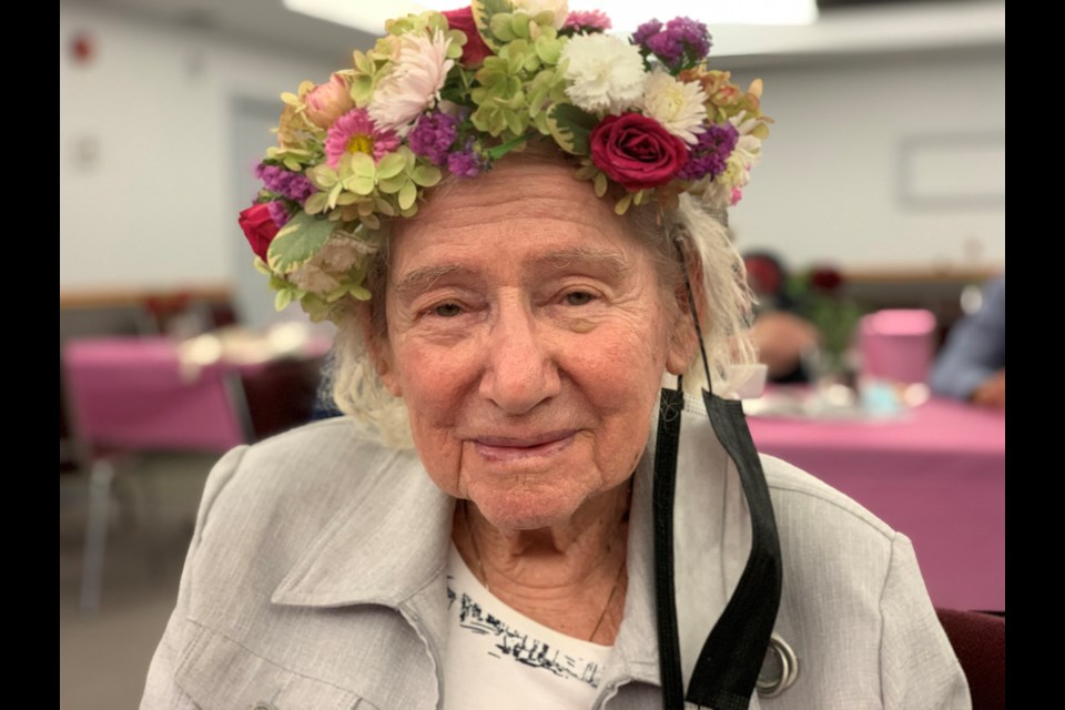 Theresa Marie Light turns 100 today, but celebrated the milestone on Saturday surrounded by friends and family at Barrie Knights of Columbus Hall.
