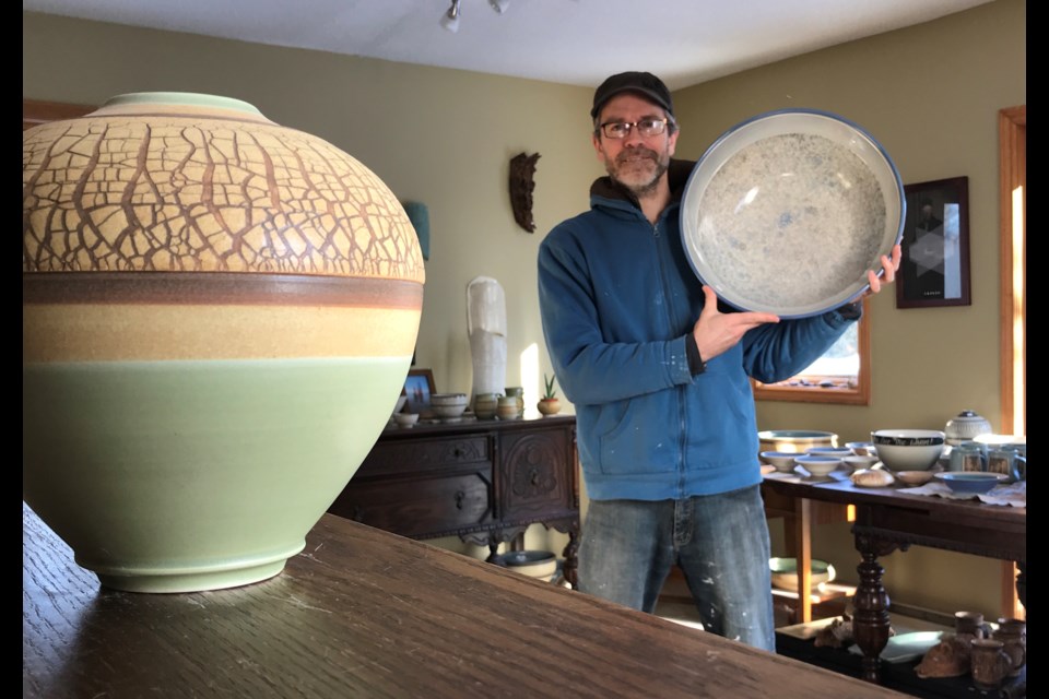 Potter Peter Michalski is one of the over 30 painters, potters, sculptors, photographers, wood turners, jewellers and assorted mixed media artists whose work will be on display during this year's Images Art Tour. 