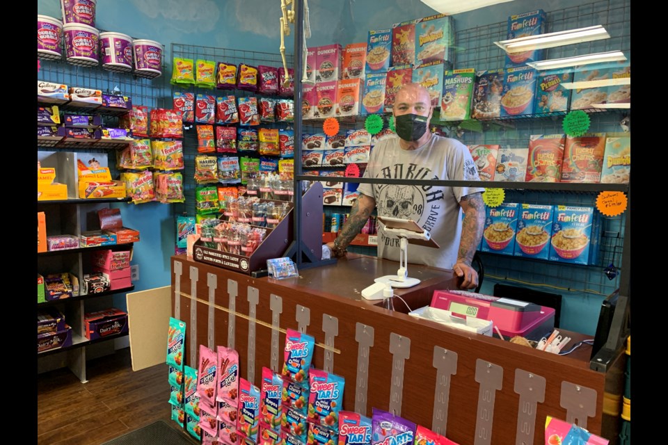Rob Ariganello officially opened the doors of Candy Heaven Exotic Snax and Pop Shop, located at 461 Dunlop St. W., in Barrie, on Oct. 1.