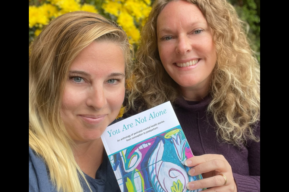 Patricia Tomasi and Jaime Charlebois have gathered stories from people across the country about their struggles with perinatal mental health for their new book You Are Not Alone. 