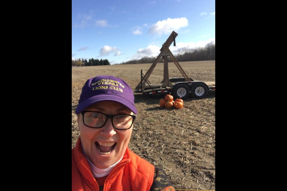 Barb Webster, a member of the Springwater Vespra Lions Club, is excited their annual Pumpkinpalooza is back on for 2021.