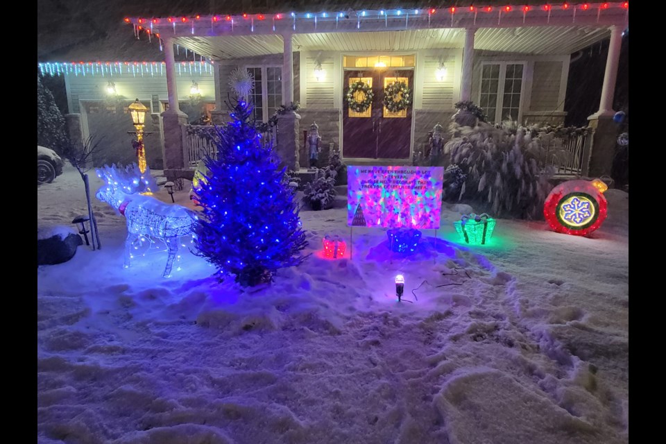 Jacqueline Jacobs placed this Christmas tree in her front yard at 136 Succession Cres. and invited her neighbours to come decorate it as a way to bring the tornado-affected area together.