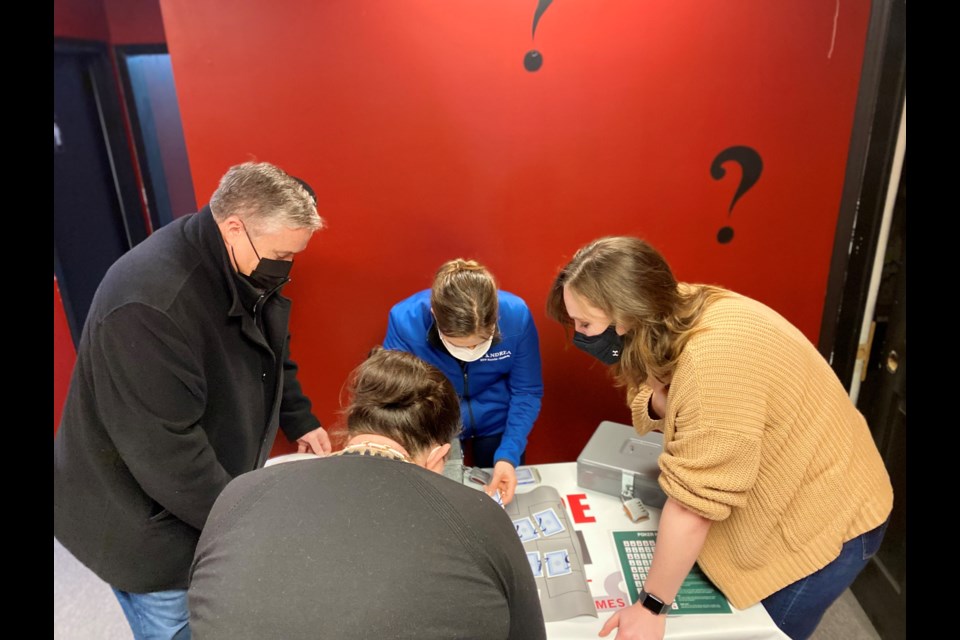 At Escape Room Barrie, teams get to work together, solve clues, complete a mission, and escape the room - all against a clock.