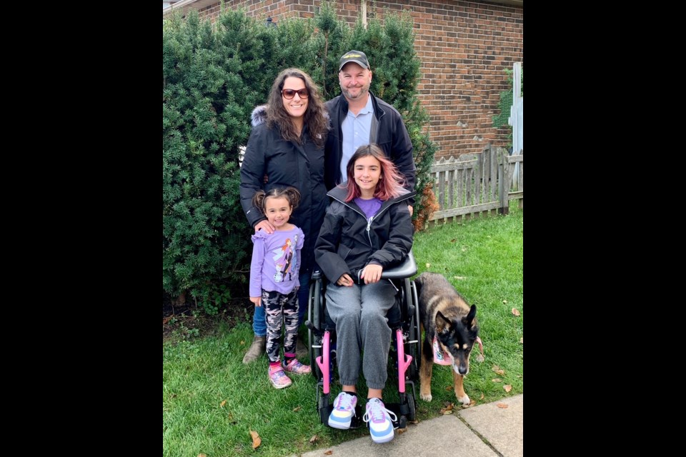 The Kulyk Family, including mom Natasha, dad johnny, Miriya and Arianna anxiously await Arianna's upcoming brain surgery.