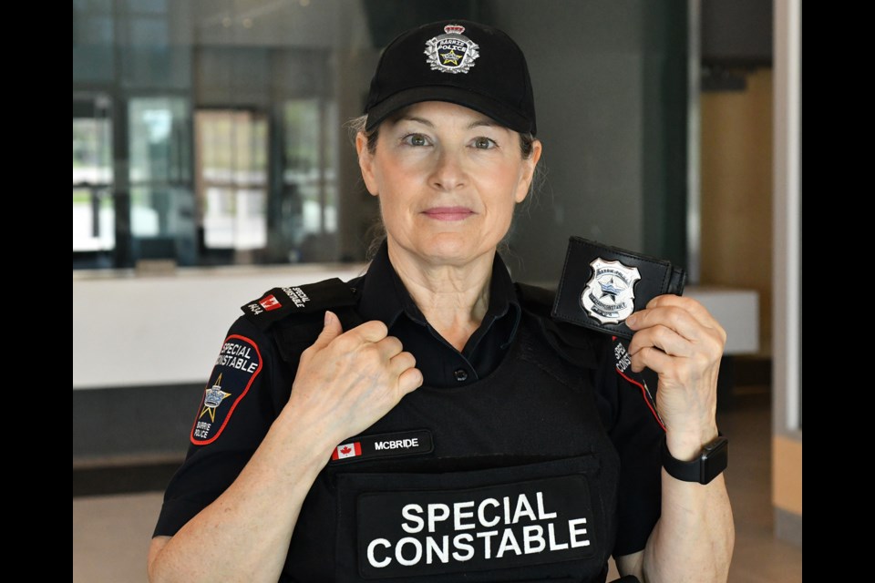 Barrie police Special Const. Kelly McBride has been with the service for about 15 years. 