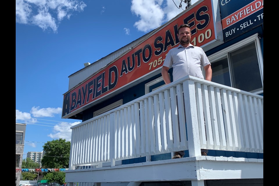 Christian Binus, sales manager at Bayfield Auto Sales, admits the Bradford Street used car dealership has been struggling to maintain inventory over the last two years, due to an ongoing vehicle shortage.