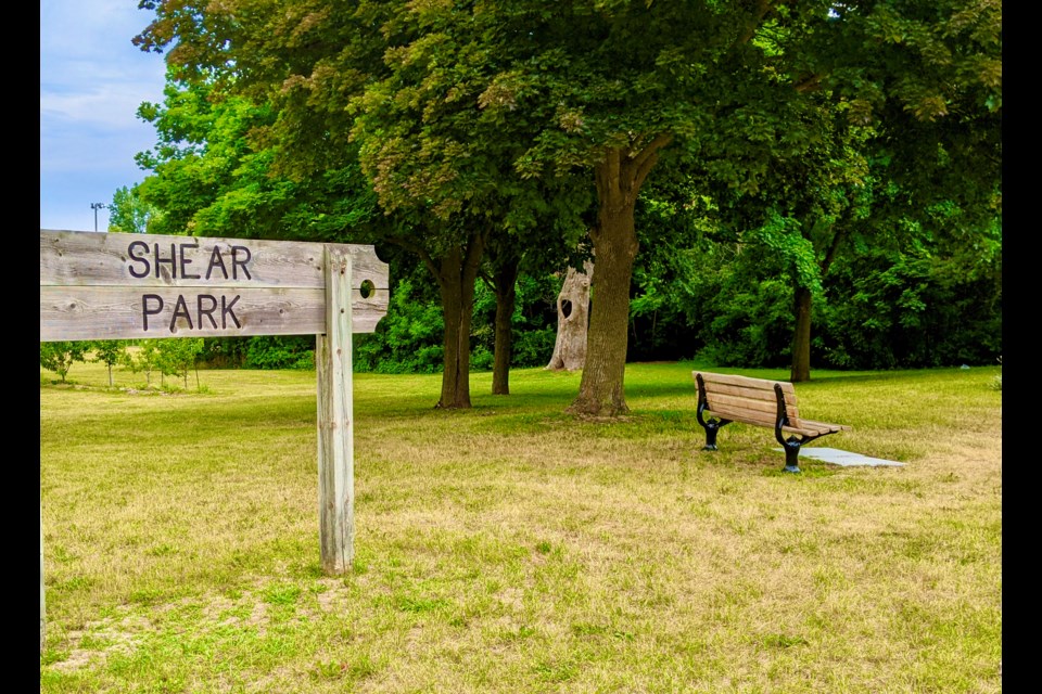 Shear Park is located in Barrie's historic Allandale area. 