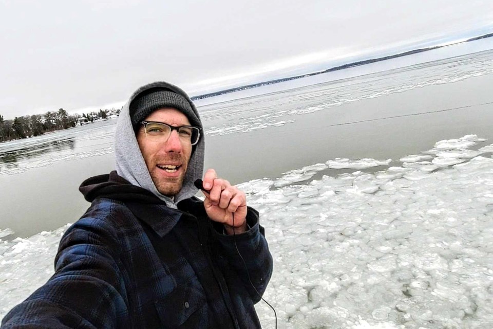 Callum Johnson, owner of Happy Go Fishing, is worried the warm and wet weather could mean those looking to get out and do some ice fishing will look farther north.