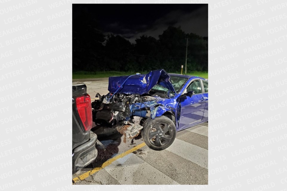 A July 6 crash on Highway 400 led police to charging two people with several drug and theft related charges, Friday, July 7, 2023.