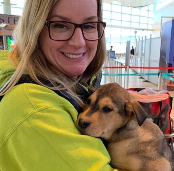 Kelley Ward from Lost Boys Hope holds one of the rescues she and her team hope to connect with a family. Photo submitted