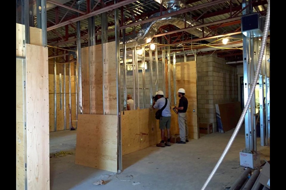 Work continues on the inside of Barrie North Collegiate.
SCDSB submitted photo