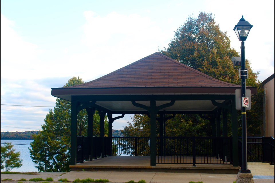 The gazebo at Sam Cancilla Park in downtown Barrie has reopened.
Robin MacLennan/BarrieToday