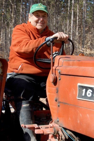 Grandpa on tractor (002)