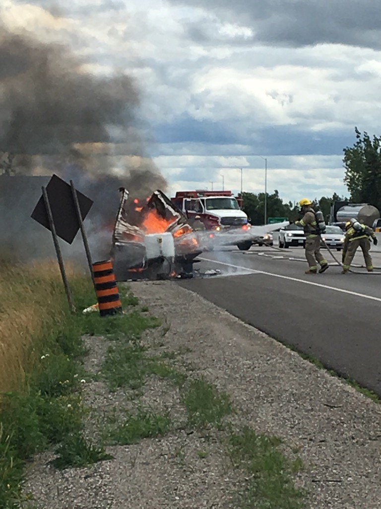 trailer fire