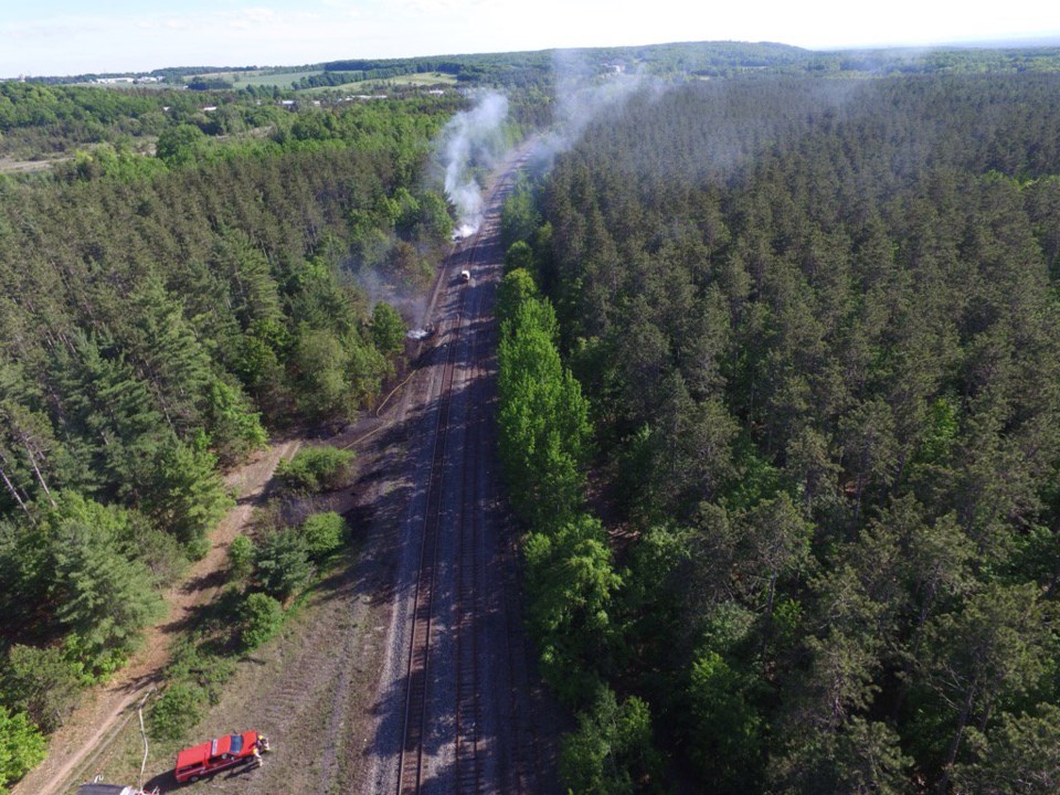train track fire