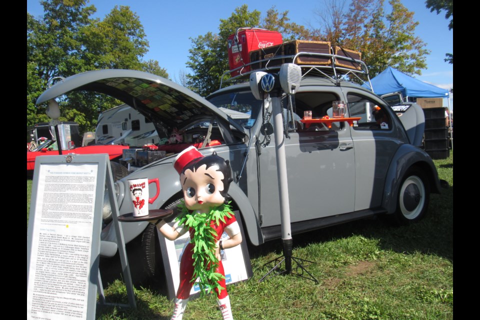 A classic look for a classic car, Thursday Sept. 5, 2019 at the Barrie Automotive Flea Market. Shawn Gibson/BarrieToday                            