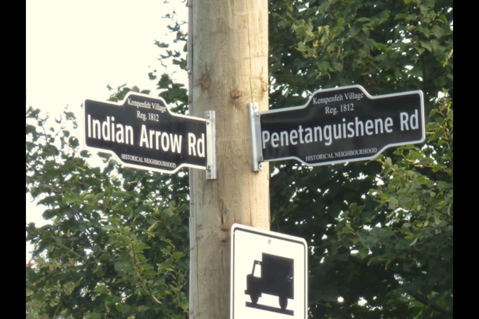 The Barrie intersection of Indian Arrow and Penetanguishene roads