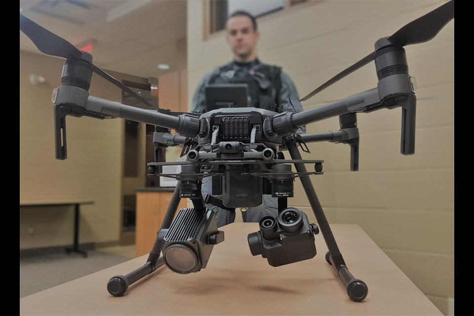 South Simcoe Police Service's new DJI Matrice 210 V2 Drone. Photo provided by the SSPS