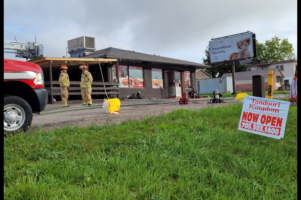 Barrie fire crews were called to the Tandoori Kingdom on Blake Street for a blaze early Thursday morning.