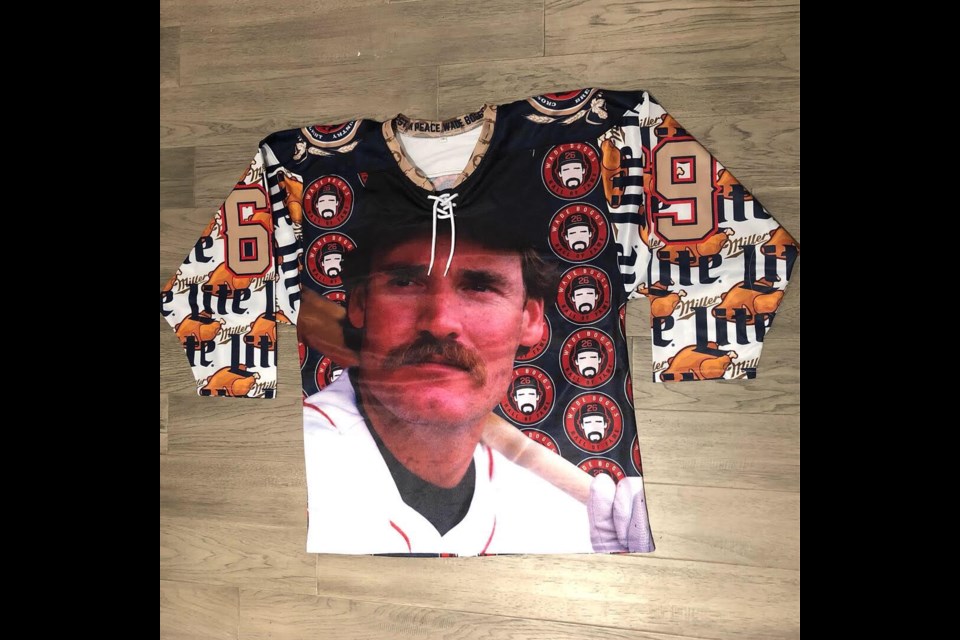 The legendary Wade Boggs on a jersey. Submitted photo