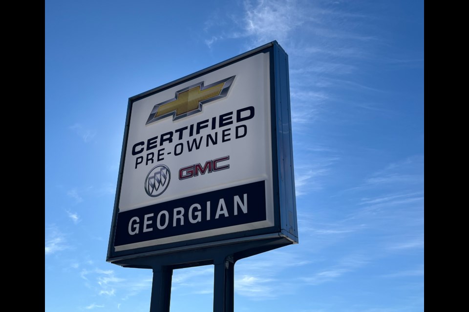 Georgian Chevrolet Buick GMC, located on Barrie View Drive in the city's south end, has been acquired by an Alberta company.