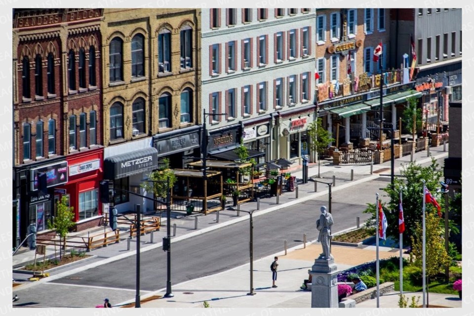 Patio season starts April 12 in downtown Barrie.