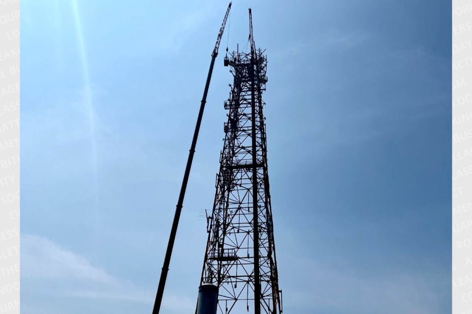 Bell tower being dismantled on Beacon Rd. Barrie News