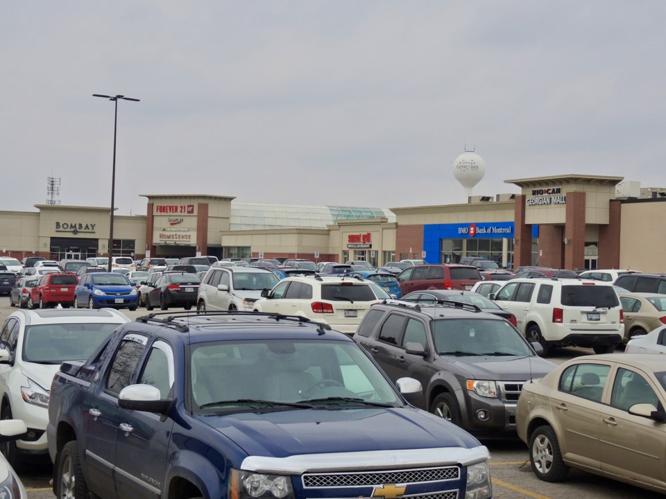 Image result for georgian mall full parking lot