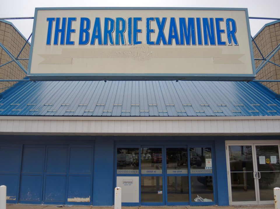 2017-11-27 Barrie Examiner exterior
