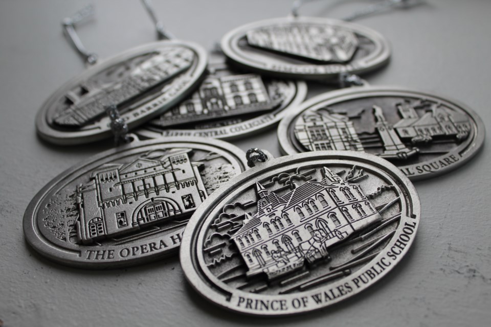 The Downtown BIA's 'heritage ornament' for 2018 is the former Prince of Wales Public School. Raymond Bowe/BarrieToday
