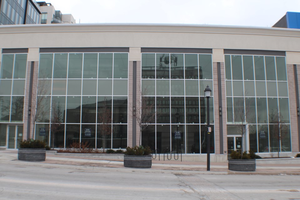 This file photo shows the Collier Centre in downtown Barrie, which includes several vacant spaces. | Raymond Bowe/BarrieToday