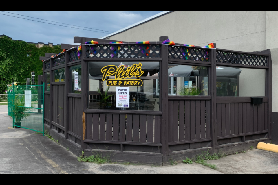 While his Midland restaurant already had one, Phil Karpathios also opened a patio at his Penetanguishene restaurant during stage two of the province's recovery plan. Josée Philips photo