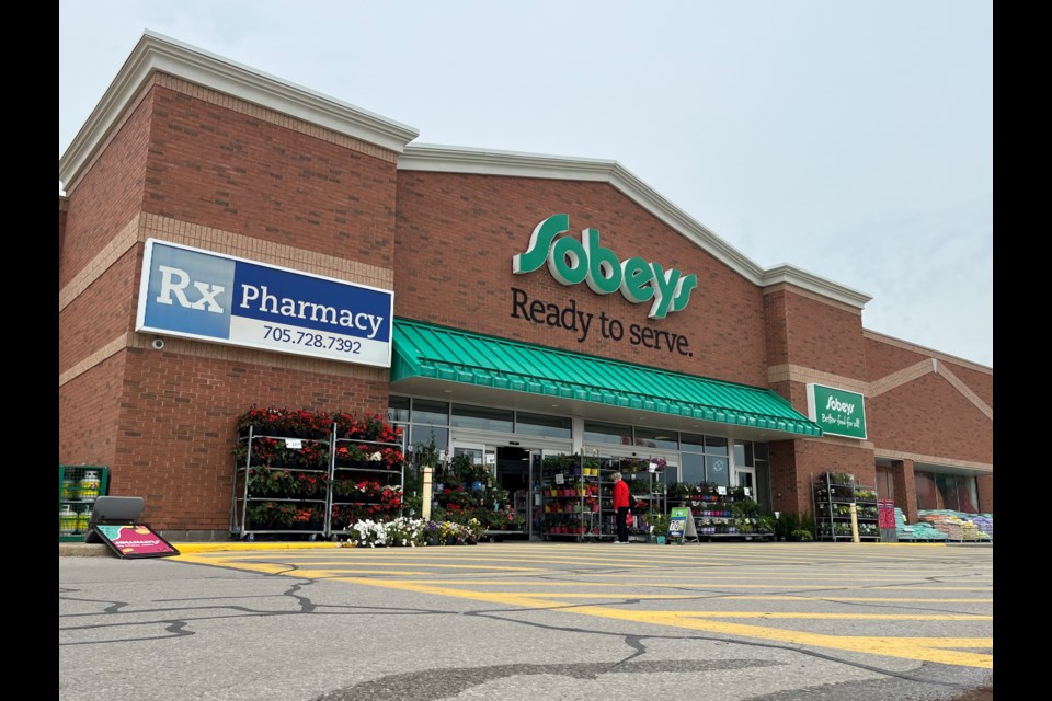 The Sobeys in south-end Barrie off Mapleview Drive West.