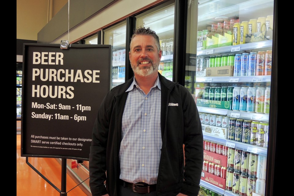 Bayfield Street Loblaws store manager Shane Burnett says beer sold in grocery stores was inevitable.
Sue Sgambati/BarrieToday     