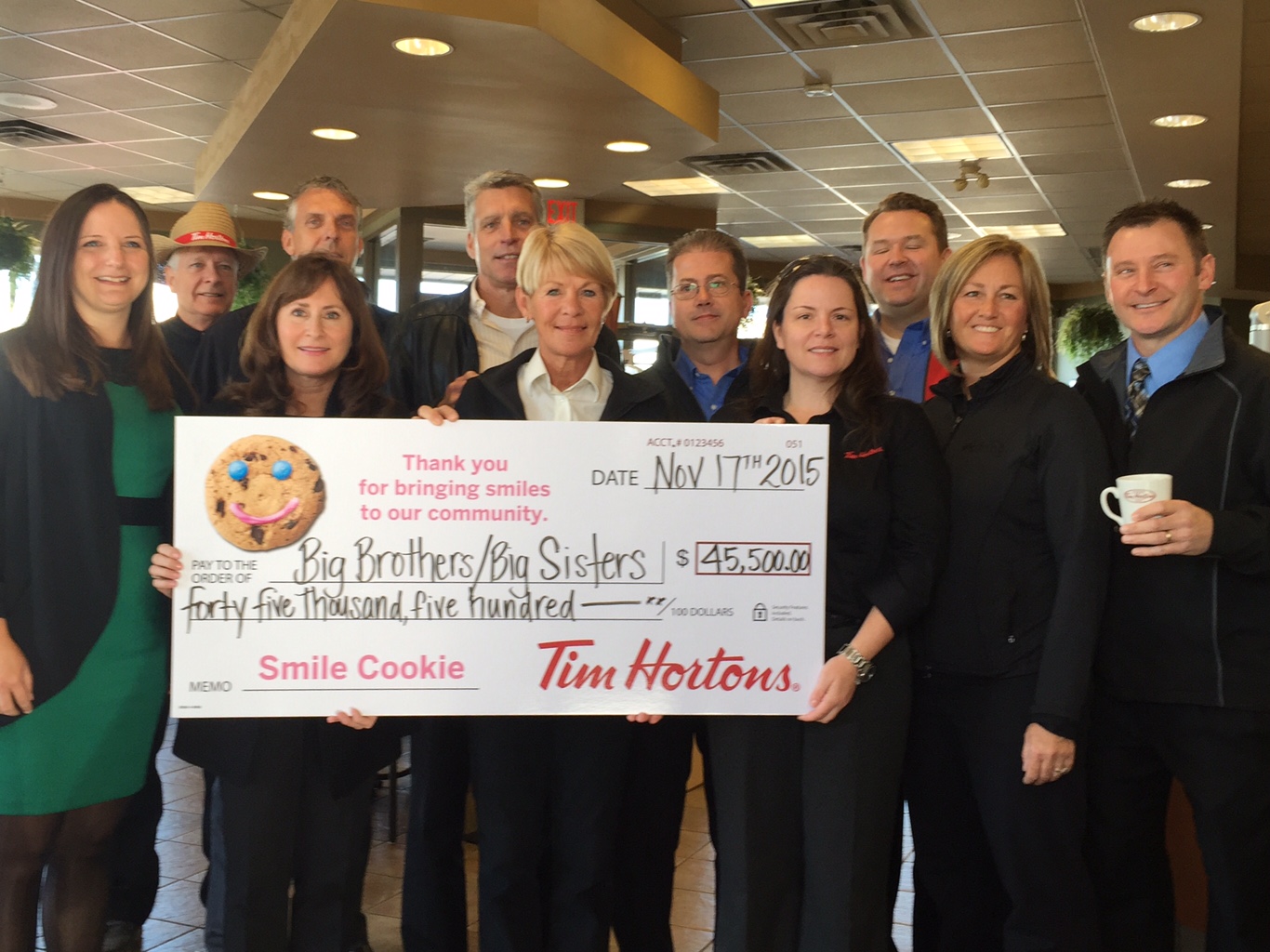 Tim Hortons owners all smiles from Smile Cookie Campaign - Barrie News