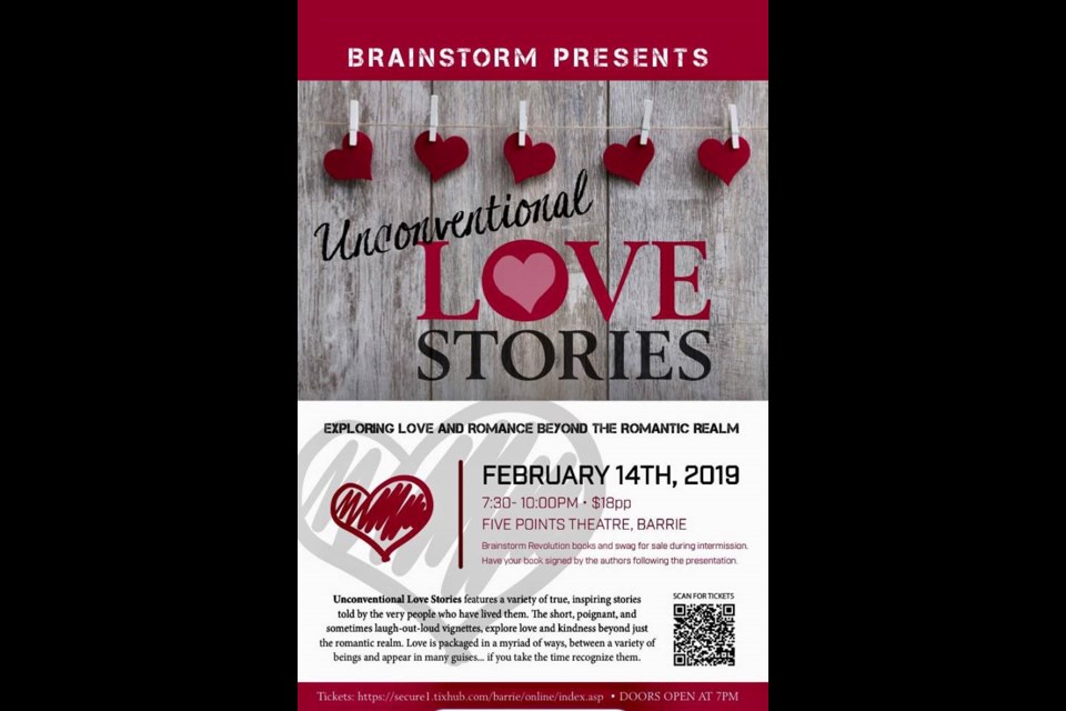 The mental-health awareness show Unconventional Love Stories happens Feb. 14, 2019 at Five Points Theatre. 