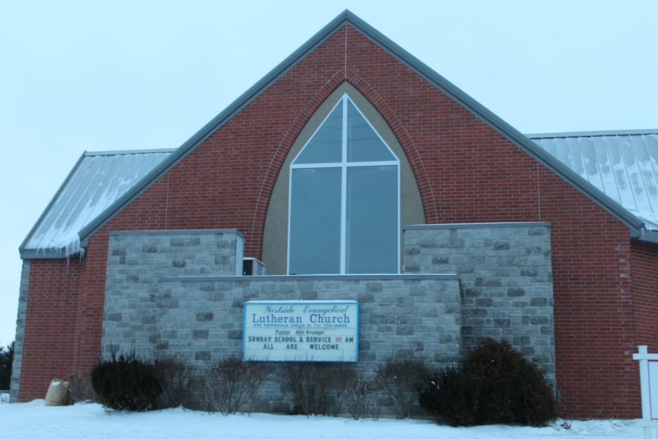 Westside Evangelical Lutheran Church on Ferndale Drive North in Barrie is shown in a file photo. Raymond Bowe/BarrieToday