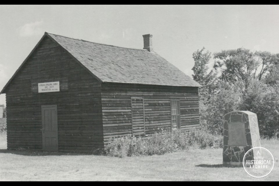 The Oro African Methodist Episcopal Church as it appeared in 1966. 