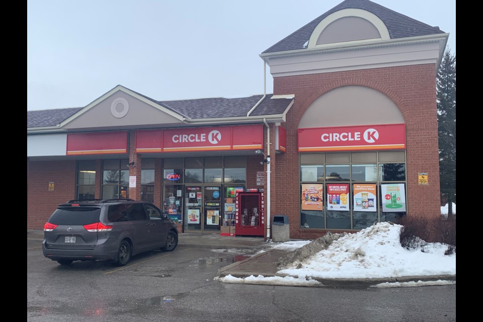 The Circle K at Mapleton Avenue and Marsellus Drive in south-end Barrie. 