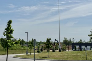 Barrie's massive flag will honour Canada during the trade war
