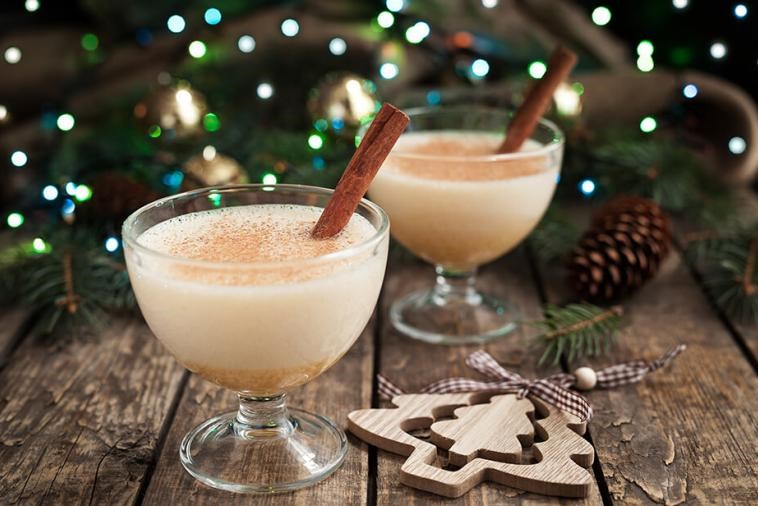 Nothing says Chrismas like cranking up the Christmas tunes and enjoying a rich glass of eggnog.