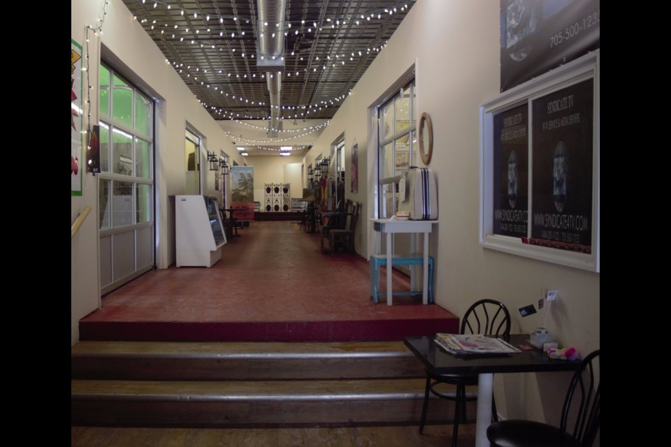 The main hallway of the Market as it looks today. Barrie Historical Archive